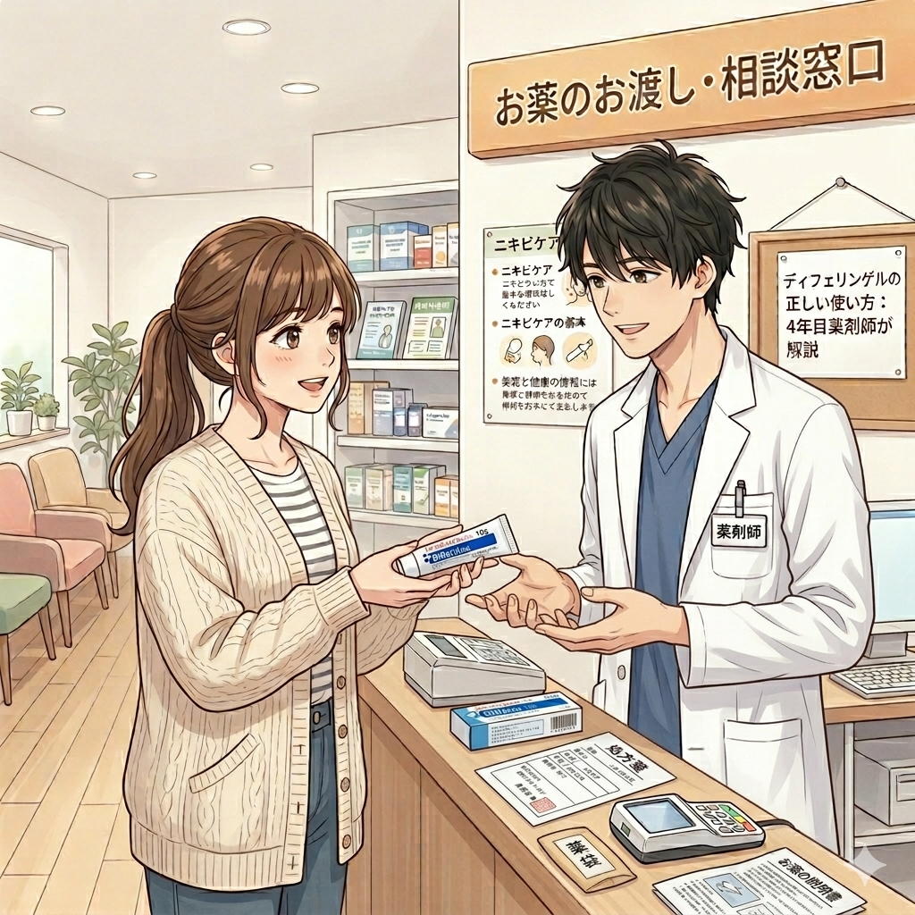 ディフェリンゲルって本当に効くの？薬剤師が白ニキビ・黒ニキビへの効果と使い方を解説